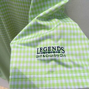 FootJoy Green Performance Golf Polo Shirt - SZ M.